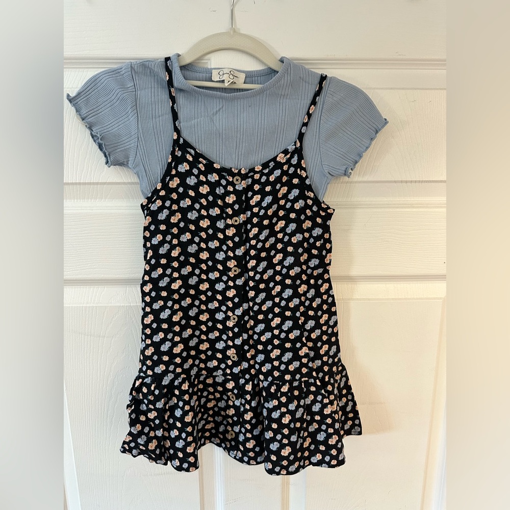 Jessica Simpson Light Blue Ribbed Top